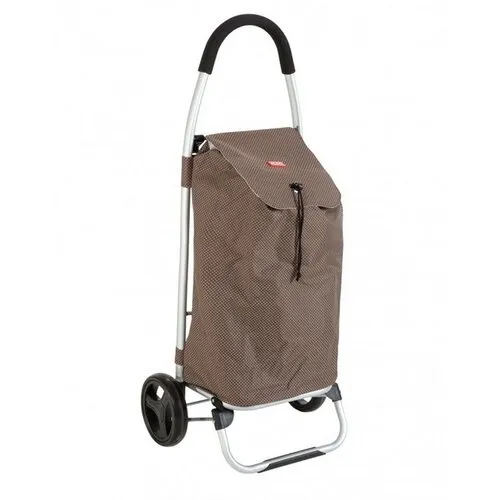 Aldotrade sacoșă de cumpărături pe roți Praga,maro