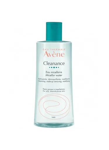 Avène Apă micelară pentru tenul gras și acneic Cleanance (Micellar Water) 400 ml