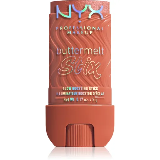 NYX Professional Makeup Buttermelt Glow Stix Stick Strălucire culoare 07 That's On Melt 5 g