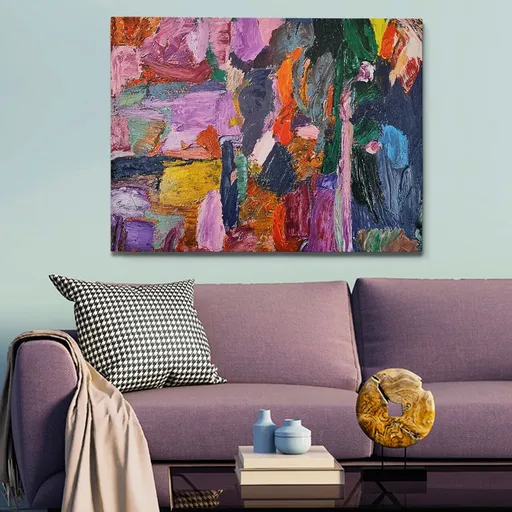 Tablou decorativ, OP538180111, Cadru: 100% LEMN (grosime: 3 cm), Multicolor