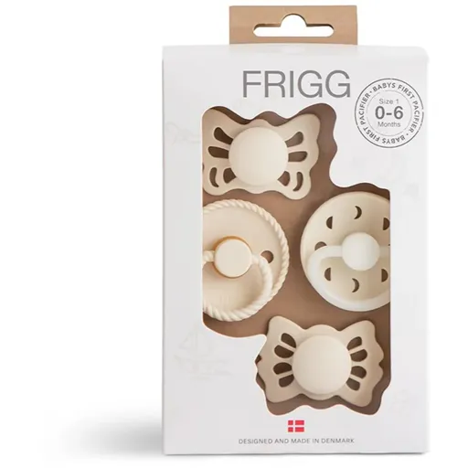 FRIGG Baby's First Pacifier​ Moonlight Sailing suzetă Cream