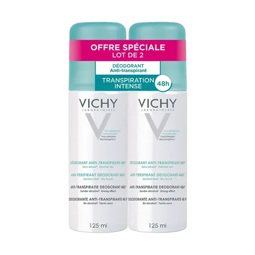 Vichy Set de spray-uri antiperspirante 2 x 125