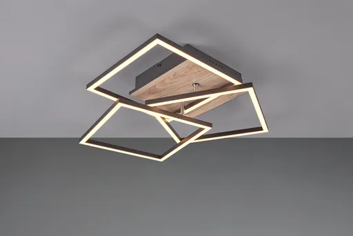 Plafoniera Mobile, RL, 39x42x10 cm, 27W, 1x SMD, MDF, natur