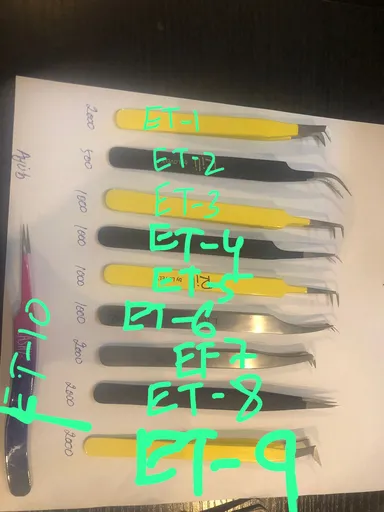 Penseta profesionala pentru gene Global Fashion ET-9