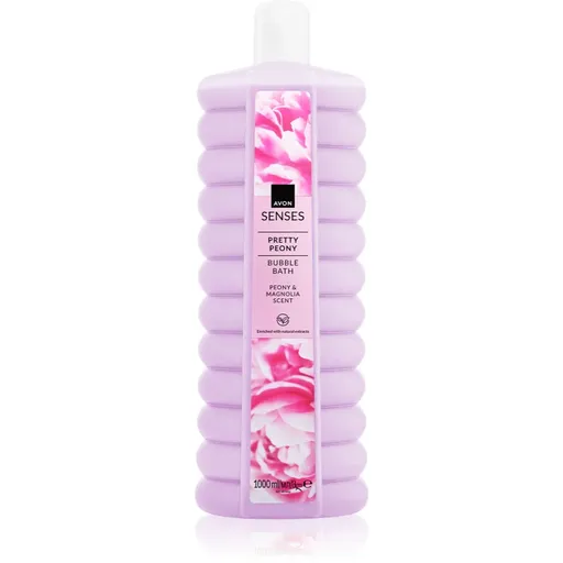 Avon Senses Pretty Peony & Magnolia spuma de baie 1000 ml