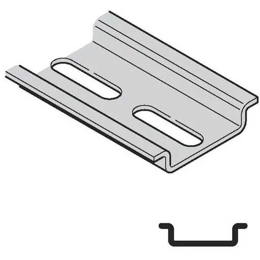 Sina omega cu gauri 35x7,5x1mm Scame 865.221 / 1ML