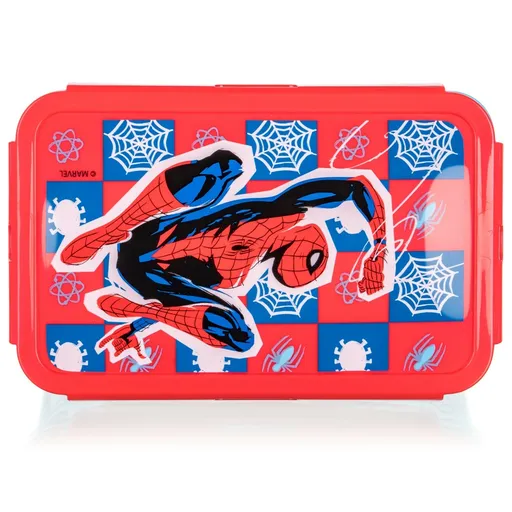 Vetro-plus Cutie plastică ermetică SPIDERMAN 1,19l, roșu