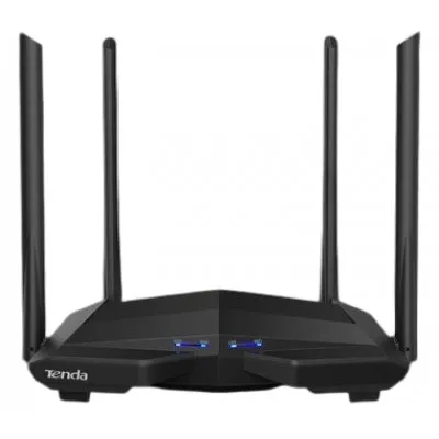 Router Tenda TND-AC10-V30 WiFi 5, DualBand 2.4/5GHz, 300+867Mbps, 4x6dBi, 4 porturi Gigabit