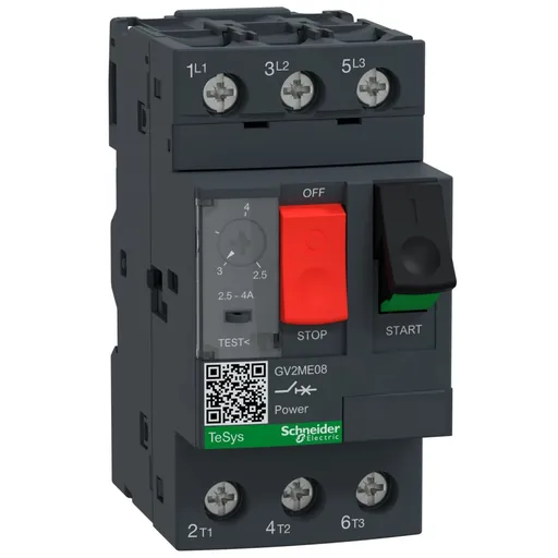 Disjunctor Motor Schneider GV2ME08AP 2.5-4A , 50Hz, 3P