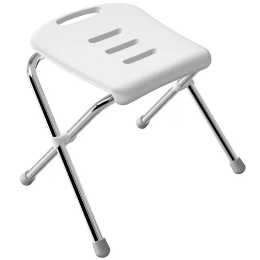 Spirella Scaun pliabil pentru duș SITZ, alb, 47 cm