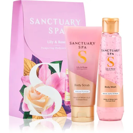 Sanctuary Spa Lily & Rose Pampering Bodycare set cadou pentru corp