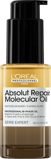L'Oréal Professionnel Ulei bifazic pentru părul deteriorat Absolut Repair Molecular (Bi-Phase Oil) 30 ml