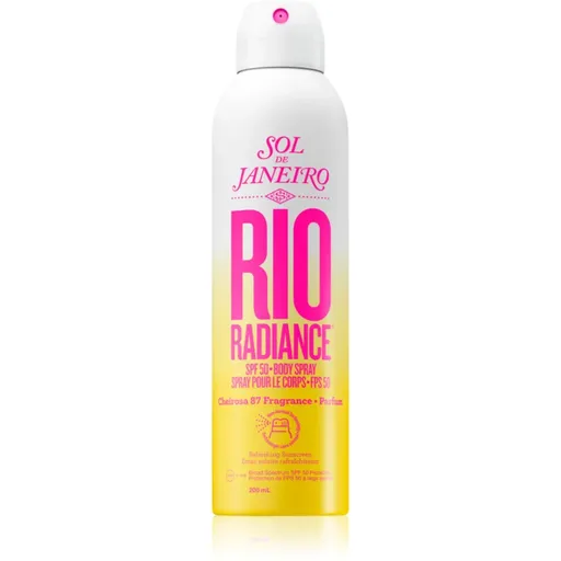 Sol de Janeiro Rio Radiance SPF 50 Spray revigorant pentru hidratare protectia pielii SPF 50 200 ml