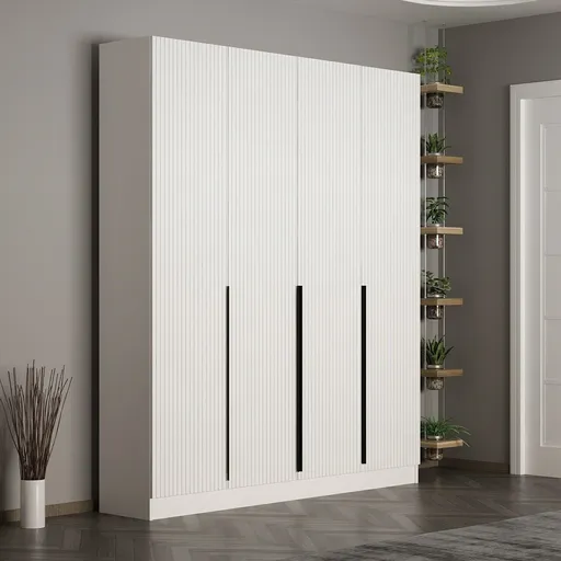 Cuier de perete, Hanah Home, Noah, 180x210x35 cm, Alb