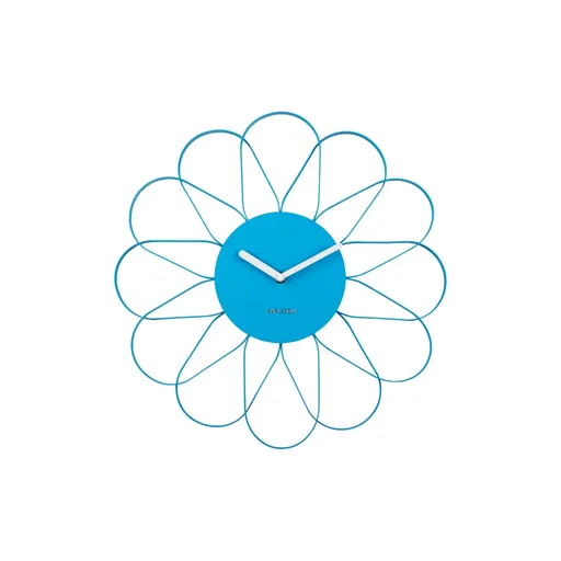 Karlsson 5975BB ceas de perete design, albastru, diametru 40 cm, albastru