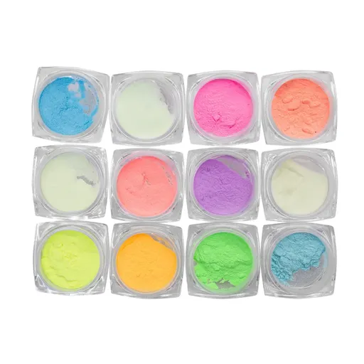 Decor Unghii, Pudra, Set 12 Culori