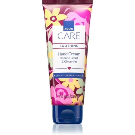 Avon Care Jasmine Scent & Glycerine crema de maini cu efect de hidratare 75 ml