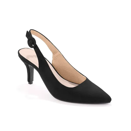 Pantofi cu baretă, aspect de piele întoarsă