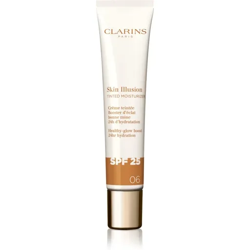 Clarins Skin Illusion Tinted Moisturizer crema tonifianta SPF 25 culoare 06 40 ml