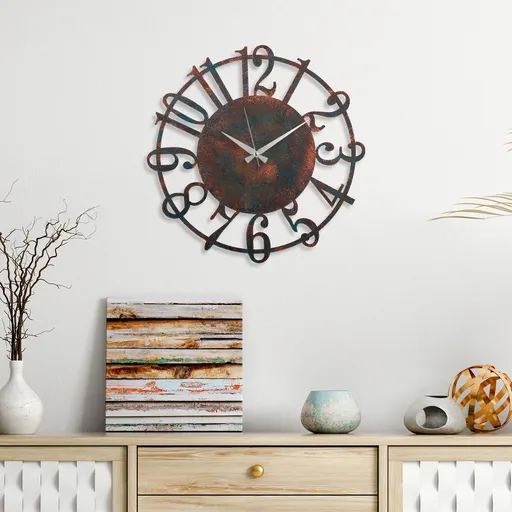 Ceas de perete, Metal Wall Clock 15, ø48 cm, Multicolor