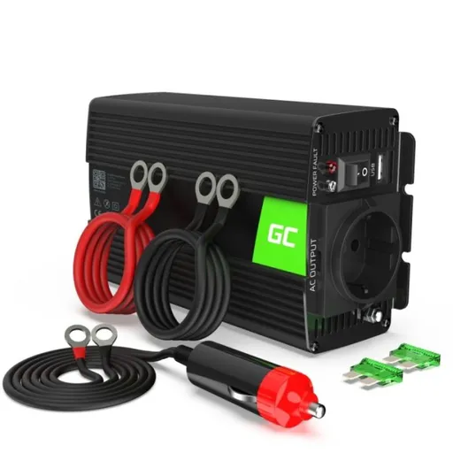 IInvertor de tensiune 12V -> 230V, 300W, INV01DE, Greencell