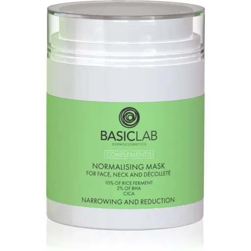 BasicLab Dermocosmetics Complementis masca de normalizare pentru ten gras și mixt 50 ml
