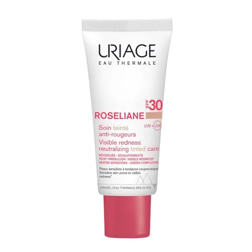 Uriage CC cremă pentru piele sensibilă predispusă la înroșire SPF 30 Roséliane (CC Cream SPF 30) 40 ml
