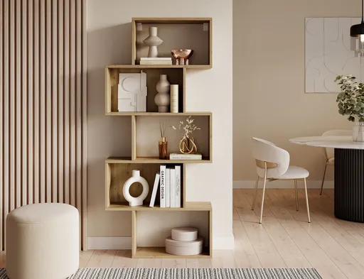 Raft de perete ELTAP, Sottis, 80x20x180 cm, PAL/PVC, stejar