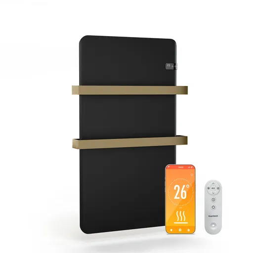 Blumfeldt Încălzitor infraroșu inteligent, încălzitor de prosoape, 500 W, IP24