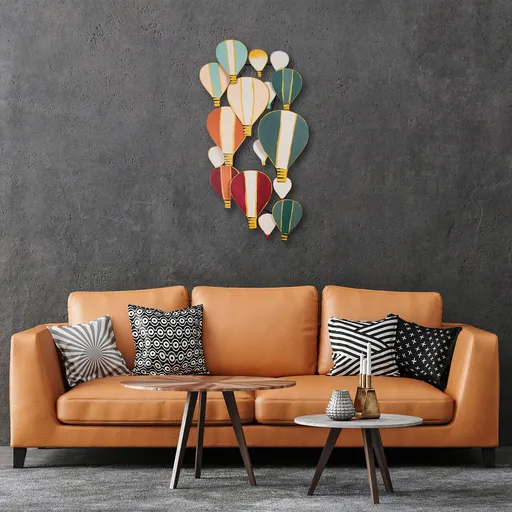 Decoratiune de perete, Kapadokya, 105 x 53 cm, Multicolor