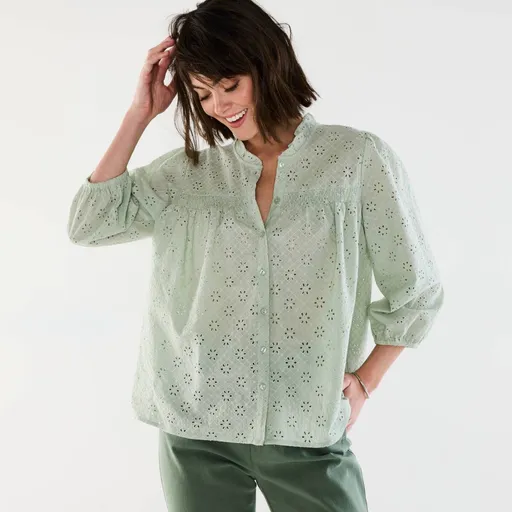 Bluză Madeira cu volan și mâneci 3/4