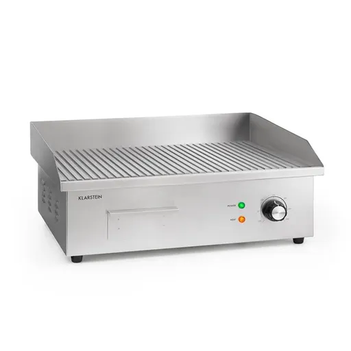 Klarstein Grillmeile 3000R, grătarul electric, 3000 W, placă de grill, 54,5 x 35 cm, striat