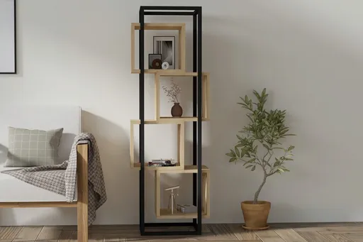 Corp biblioteca, Hanah Home, Rabant, 44x140x29 cm, Maro