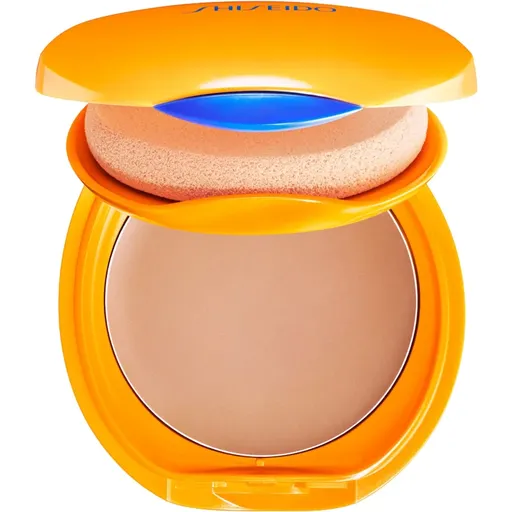 Shiseido Expert Sun Protector Tanning Compact Foundation SPF10 makeup rezistent la apa reincarcabil culoare Honey 12 g
