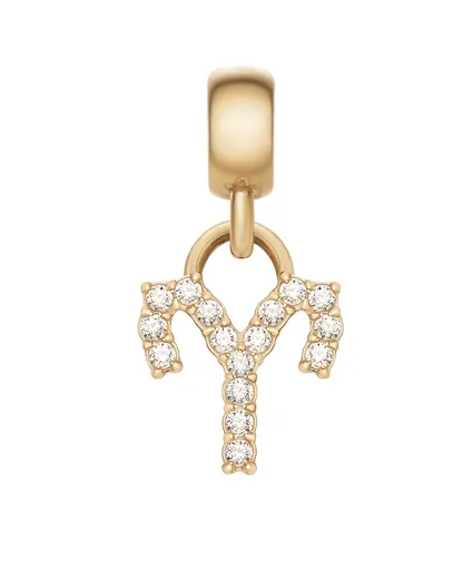 Daniel Wellington Pandantiv placat cu aur cu cristale pentru zodia Berbec Crystal Zodiac DW00400755