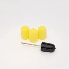 Suport + 3 Smirghel 10 x 15 mm - 100 Set, Yellow