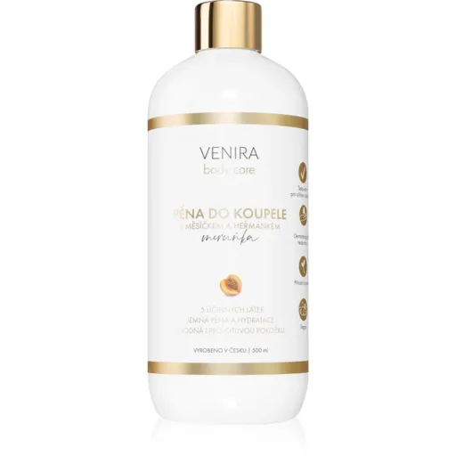 Venira Bath Foam with Calendula and Chamomile spuma de baie Apricot 500 ml