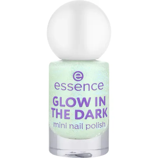essence Lac mini de unghii (Mini Nail Polish) 5 ml 01 Glow In The Dark - Strălucește în întuneric