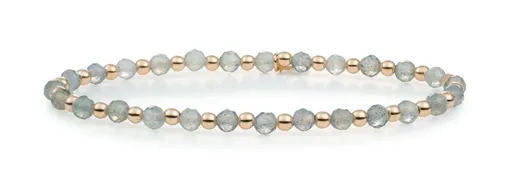 Sparkling Jewels Brățară din mărgele de labradorit SBG-GEM18-3MM-MIX