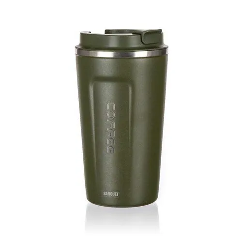 Cană termos de voiaj Banquet ARTY 450 ml,verde, verde