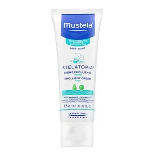 Mustela Bébé Stelatopia Emollient Cream cremă de ten pentru piele uscată și atopică 40 ml