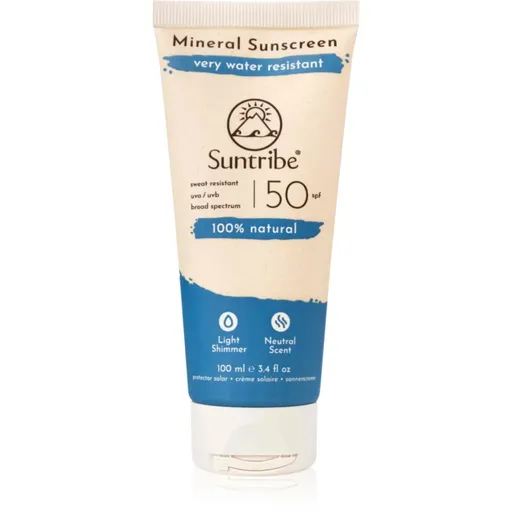 Suntribe Mineral Sunscreen crema de fata cu minerale pentru protectie SPF 50 100 ml