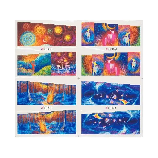 Abtibild Unghii Apa Mediu, C088