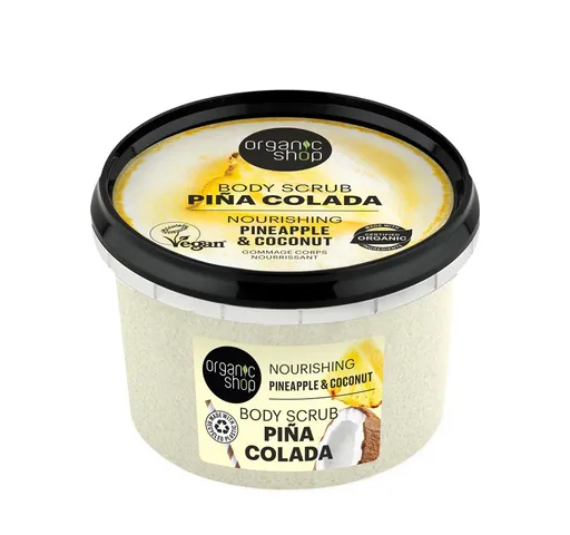 Organic Shop Peeling nutritiv Piña Colada Ananas și nucă de cocos (Nourishing Body Scrub) 250 ml