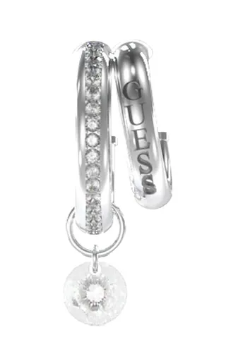 Guess Cercel single cu un design aparte Crazy Earrings JUBE03294JWRHT