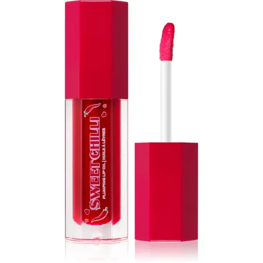 I Heart Revolution Sweet Chilli Plumping ulei pentru buze cu efect de crestere culoare Red 4 ml