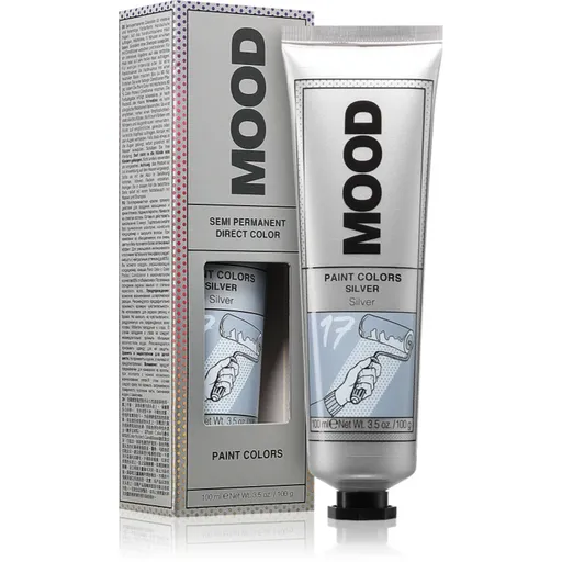 MOOD Paint Colors vopsea de păr semipermanentă culoare Silver 100 ml