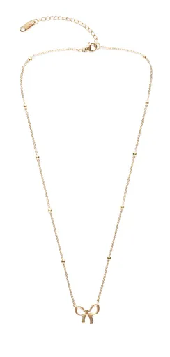 Emily Westwood Colier pentru femei placat cu aur Fundiță EWN250261G