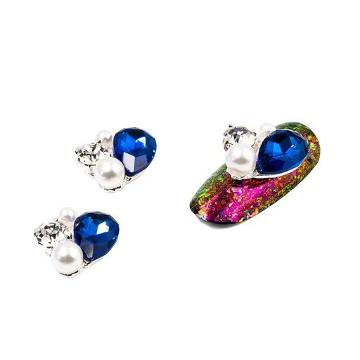 Cristale Unghii Blue Crystal Nr. 81, Set 3 buc