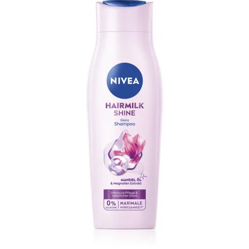 NIVEA Hairmilk Shine șampon îngrijire 250 ml